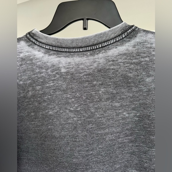 Recycled Karma Grey Burnout Sonny and Cher crewneck Sweatshirt Size Small - Picture 10 of 12